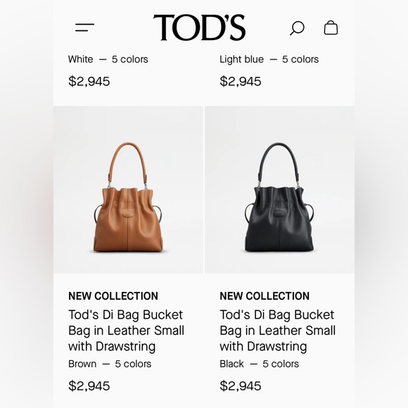 TOD’s black Pebbled Leather bag with dark gray Suede Interior.  Meas. 15 x 9in - Picture 15 of 16